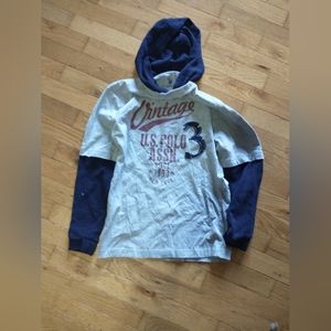 Long sleeve shirt with hood